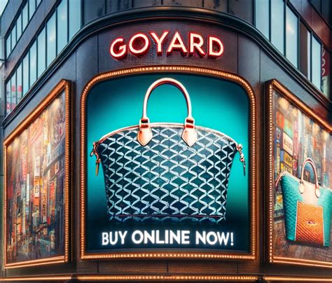 can you buy goyard over the phone|does goyard sell online.